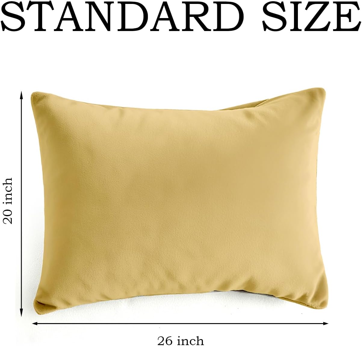 QJFabricCO Q&J Fabric Co. Bedding Pillow Cases Standard Size set of 2 Soft Brushed Microfiber Pillow Cover, Wrinkle-Free, Fade-Resistant, E…