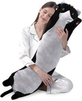 shangman Lovely Plush Cat Doll Cute Cartoon Soft Stuffed Kitten Pillow Long Throw Sleeping Pillow Doll Toy Valentines Day Gift for Kids…