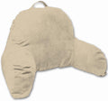 Deluxe Comfort Microsuede Bed Rest - Backrest Pillow with Arms - Bed Rest Pillow - Reading Bedrest Lounger - Sitting Support Pillow - Soft…