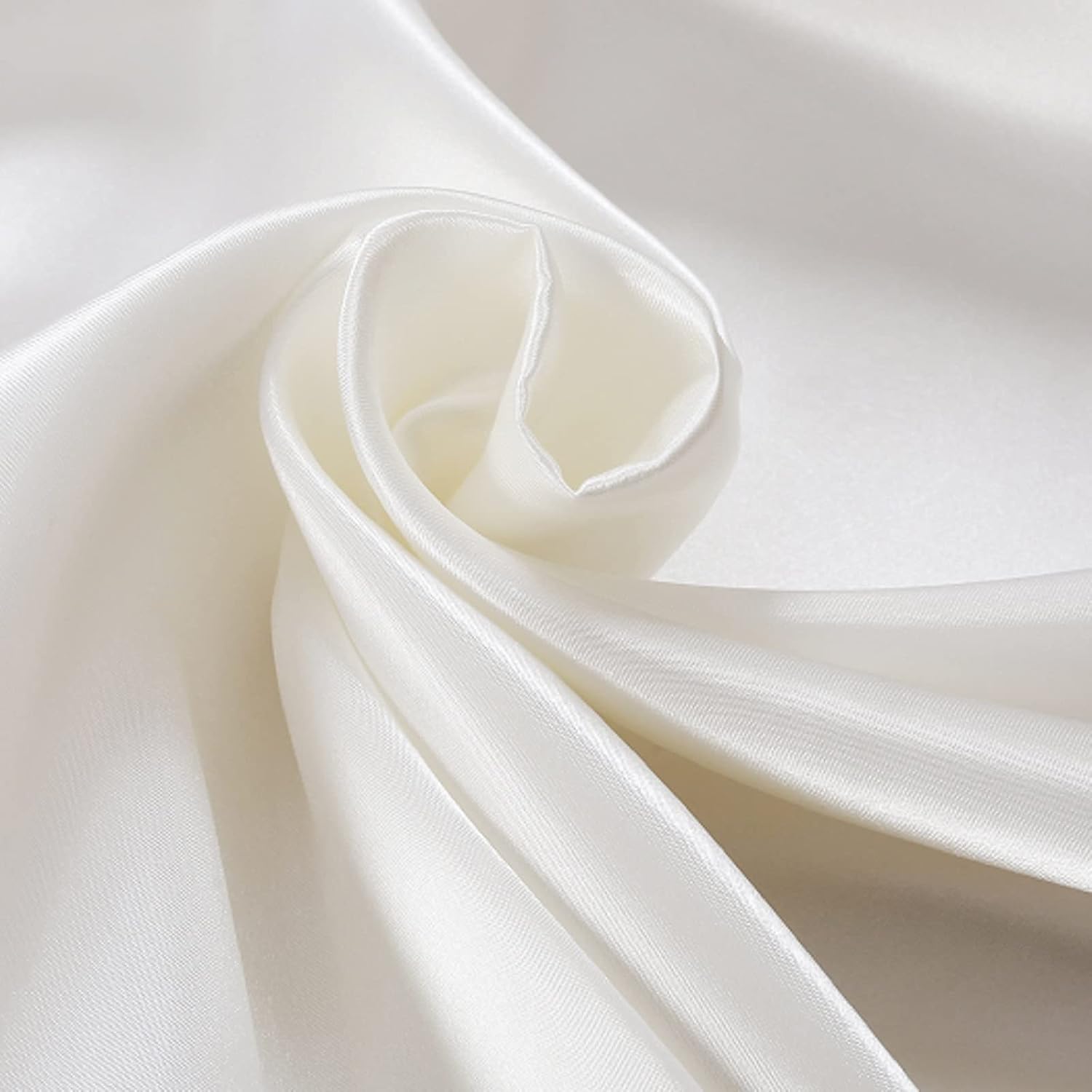 Lcbd Satin Body Pillow Case for Hair and Skin, Ivory Silk Satin Body Pillowcase Cover, 20x54 Body Cooling Pillow Cover with Envelope Closur…