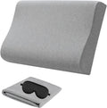 Replacement Pillow Cover for Memory Foam Neck Pillow, Soft Cotton Pillow Protector for Neck Cervical Pillow, Latex Pillow