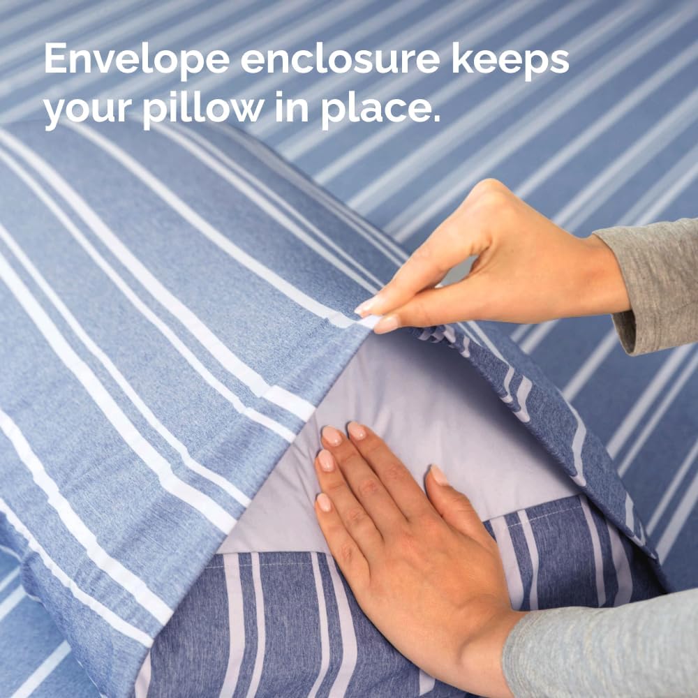 King Standard Pillow Cases Set of 2 - Ultra-Soft Hotel Quality Pillowcase Covers - Comfy, Cozy & Fade Free - Wrinkle Resistant - Machine…