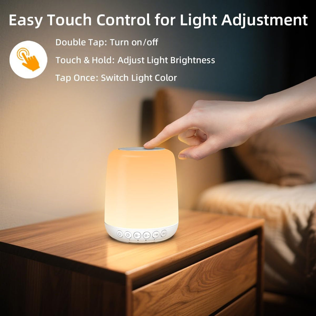 iMosleep Night Light LED Touch Night Dimmable with 20 Levels of Brightness 4 Timer Rechargeable Battery for Bedroom Baby Nursery Liv…