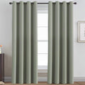 H.VERSAILTEX Sage Green Curtains/Drapes Blackout for Bedroom Room Darkening Thermal Curtains for Living Room Noise Reducing Sou…