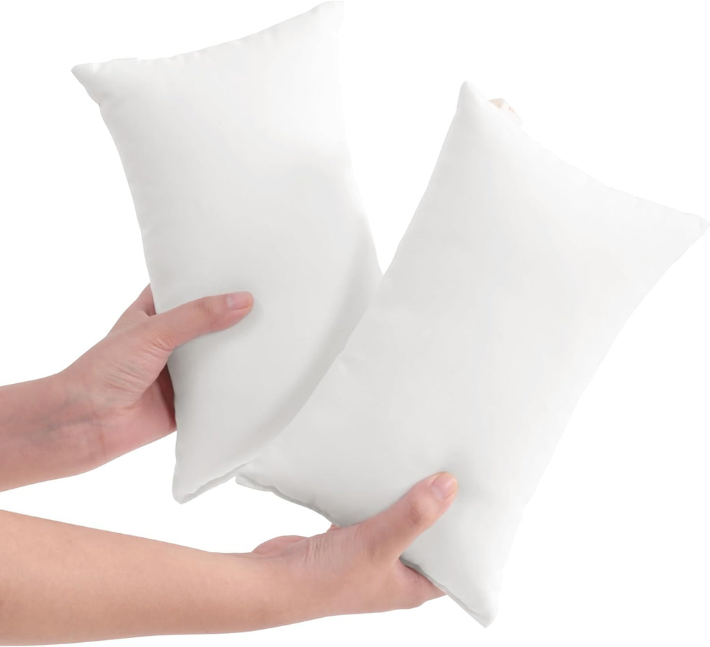 Ntbay Tiny Pillows, Down Alternative 7"x11" Microfiber Mini Pillow for Travel, Pets, Soft Machine Washable Small Pillows for Neck, Wrist, L…