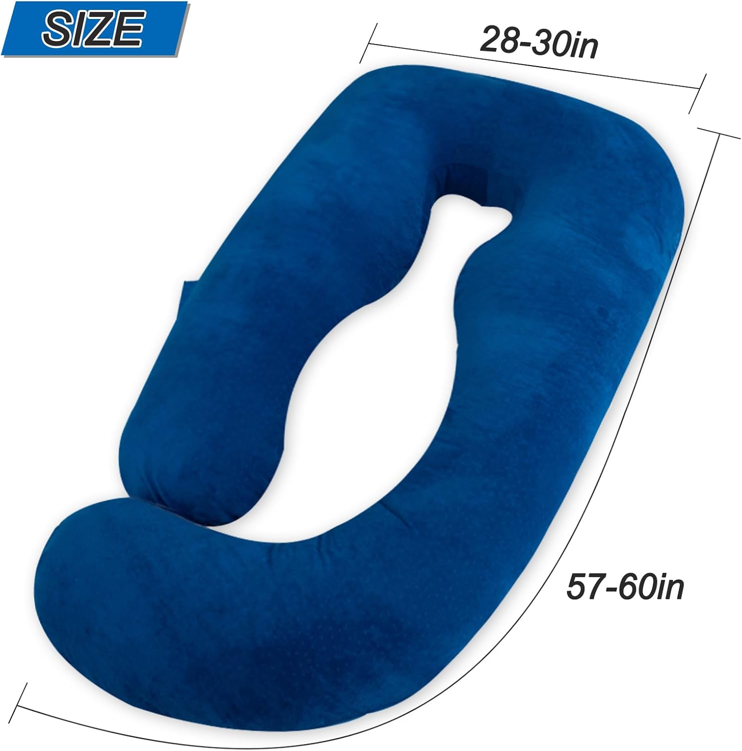 60 Inch Pregnancy Pillows for Sleeping, Extra Large U Shaped Body Pillow, Pregnancy Pillow, Maternity Pillow for Pregnant Women with…