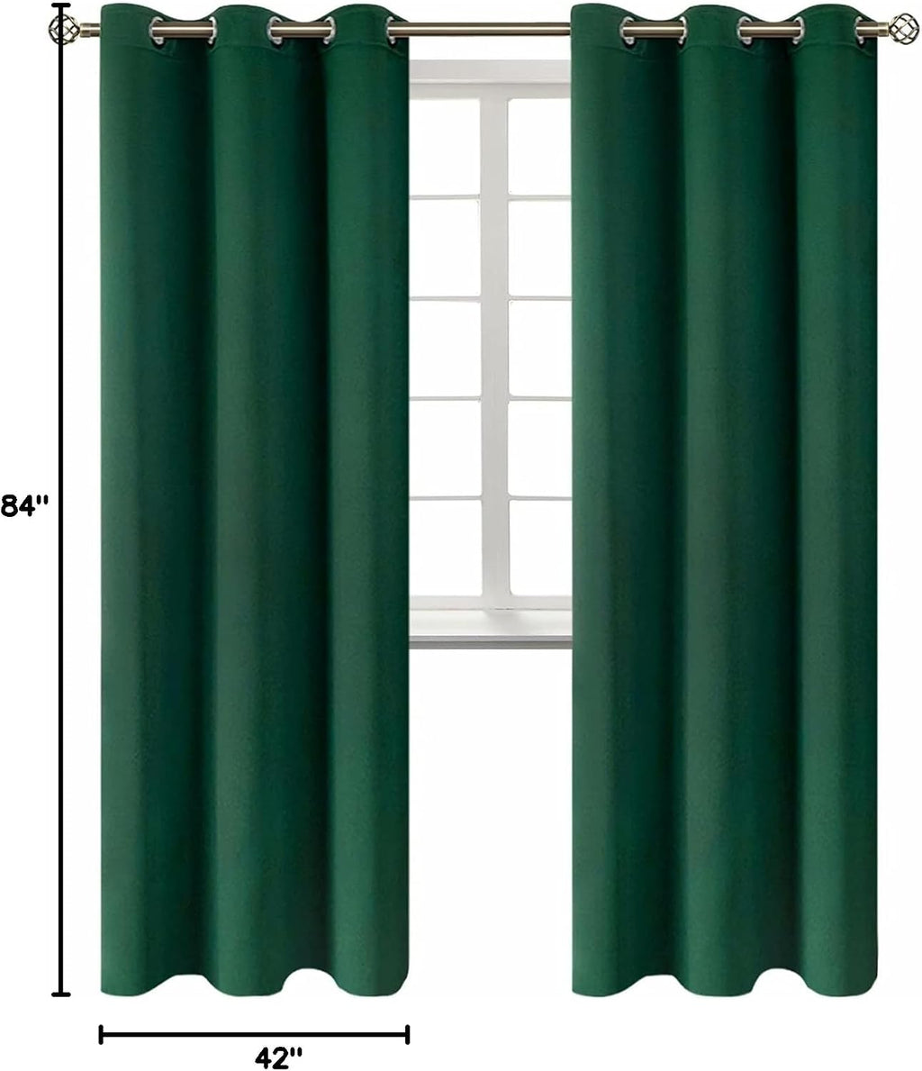 BGment Blackout Curtains - Grommet Thermal Insulated Room Darkening Bedroom and Living Room Curtains, Set of 2 Decorative Curtain Panels (4…