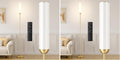 Ambimall LED Floor Lamp with Remote Control, 65" Standing lamp with Stepless Adjustable 3000K-6500K Colors & 30-100% Brightness, Foot…