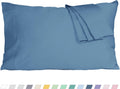 Homtec Pillow Cases, Standard Queen Size Cotton Percale Weave Pillowcases, Pre-Shrunk Breathable and Hypoallergenic Pillowcases, Set of 2 (…