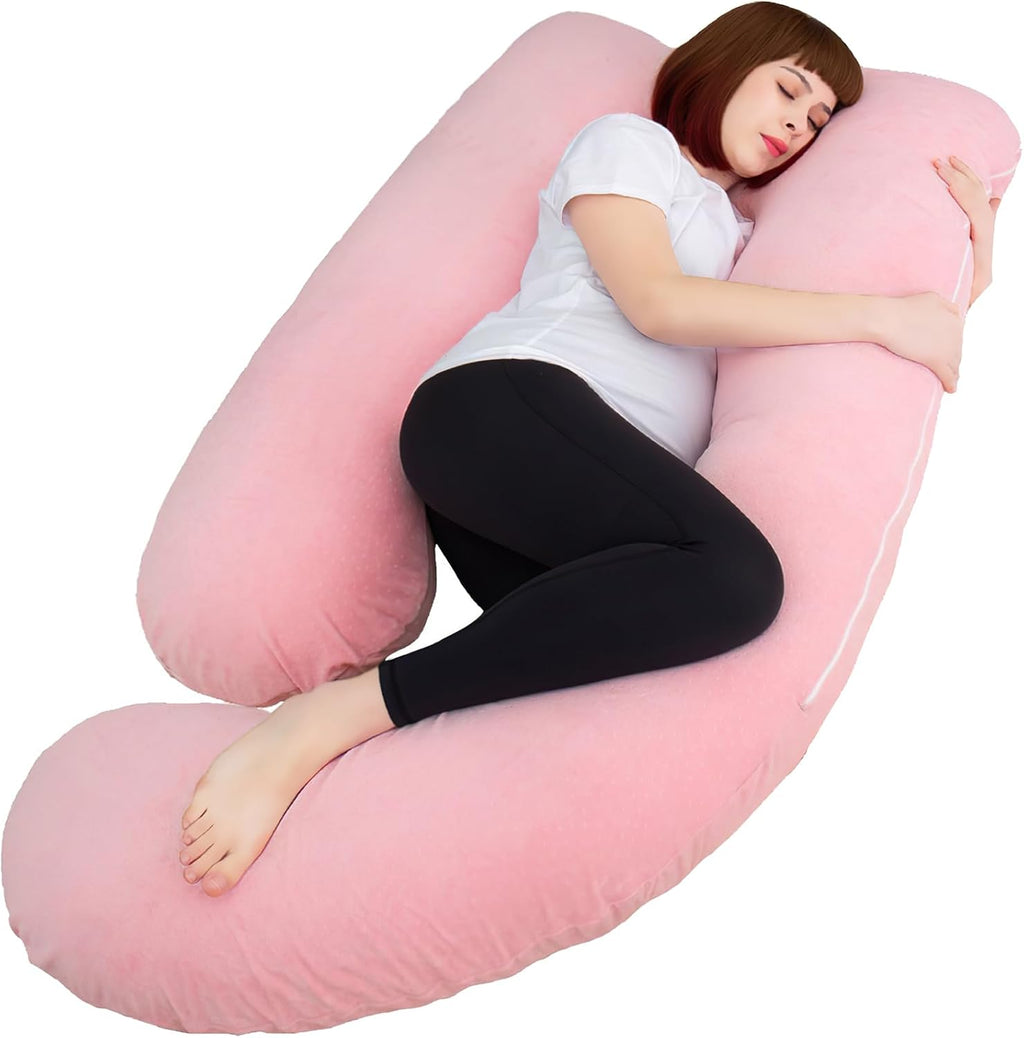 60 Inch Pregnancy Pillows for Sleeping, Extra Large U Shaped Body Pillow, Pregnancy Pillow, Maternity Pillow for Pregnant Women with…