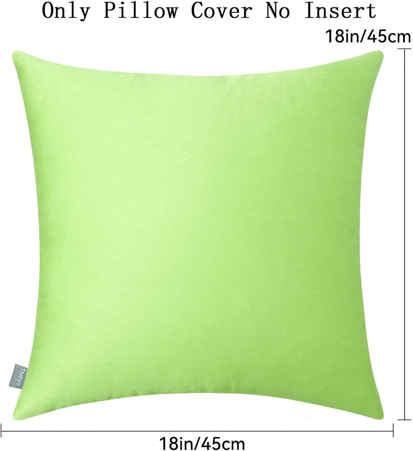 Thmyo 4-Pack 100% Cotton Comfortable Solid Decorative Throw Pillow Case, Square Cushion Cover Pillowcase Sublimation Blank Pillow Covers DI…