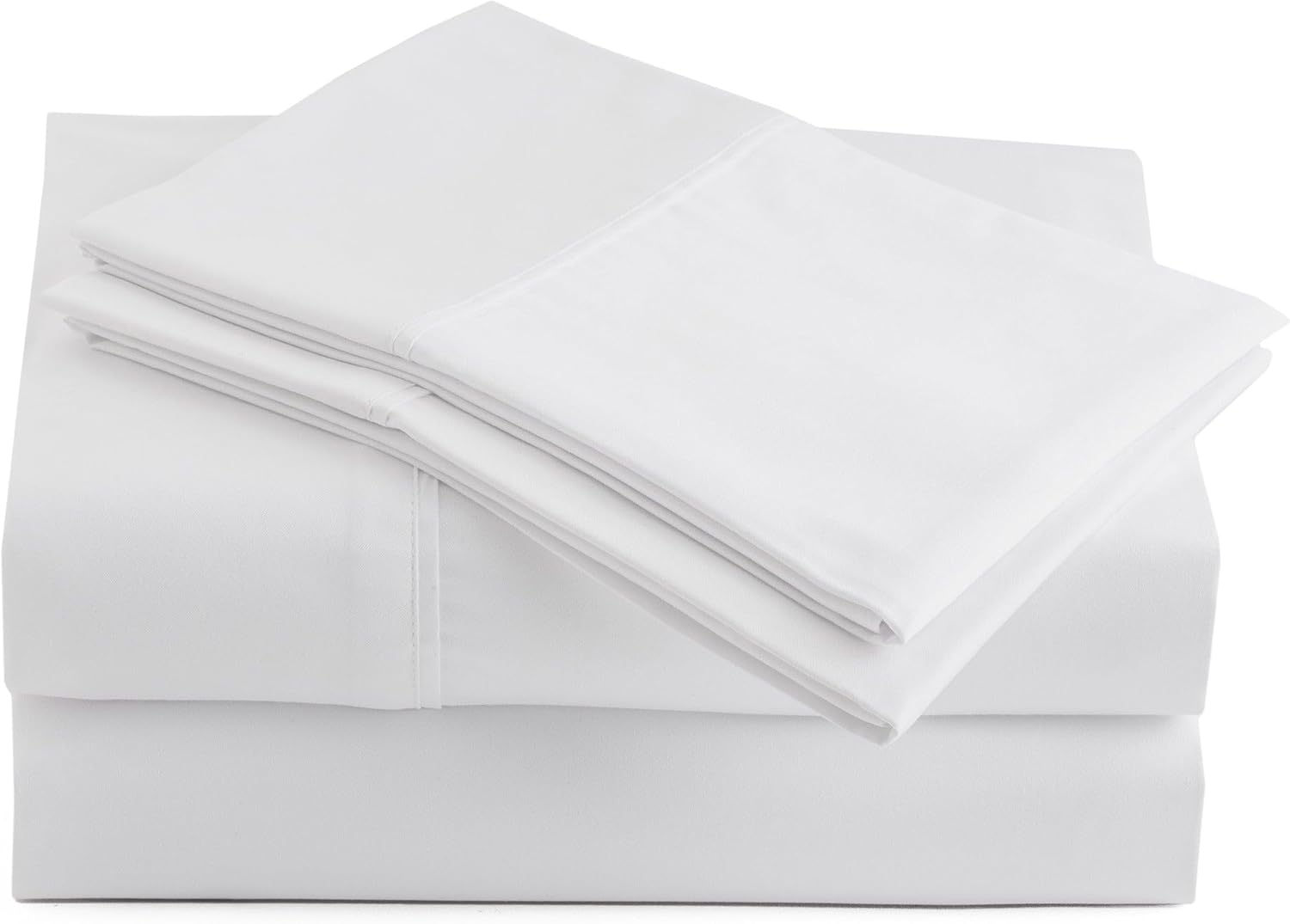 Perupima Peru Pima 415 Thread Count Percale Queen Sheet Set – 100% Pima Cotton, Cooling & Breathable for Warm Sleepers, 4 Piece (Flat, Fitt…
