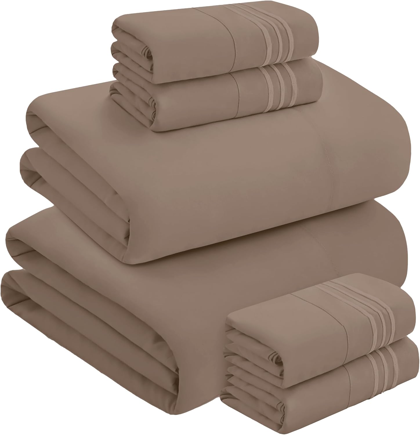 MocassiLuxuryBedding Mocassi Luxury 4-Piece Sheet Set, Ultra Soft 1800 Hotel Quality Microfiber Sheet Set, Fits Mattresses Up to 18 to 24 I…