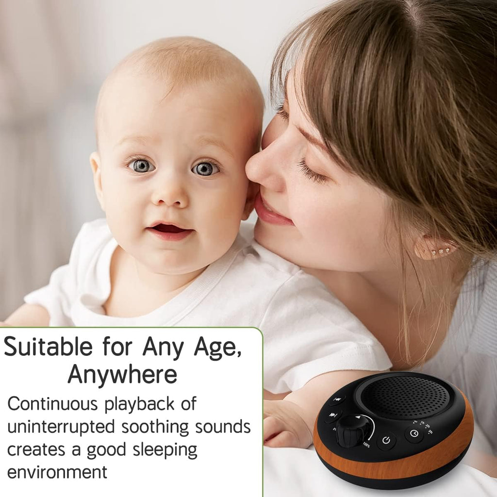 iDealSleep Brown Noise Sound Machine White Noise Machine Nonstop 30 Soothing Sounds Sound relaxation for Baby Kids Adults Sleep Machine…