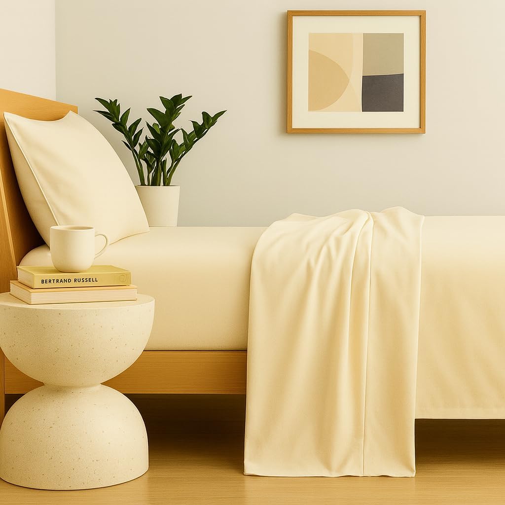 Perupima Peru Pima 415 Thread Count Percale California King Sheet Set - 100% Peruvian Pima Cotton, 4 Piece (Flat, Fitted, 2 Pillowcases) -…