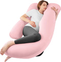 Sasttie Pregnancy Pillows for Sleeping, Jumbo U Shaped Cooling Full Body Pillow with Removable Cover, Pregnant Women Must Haves, Maternity…