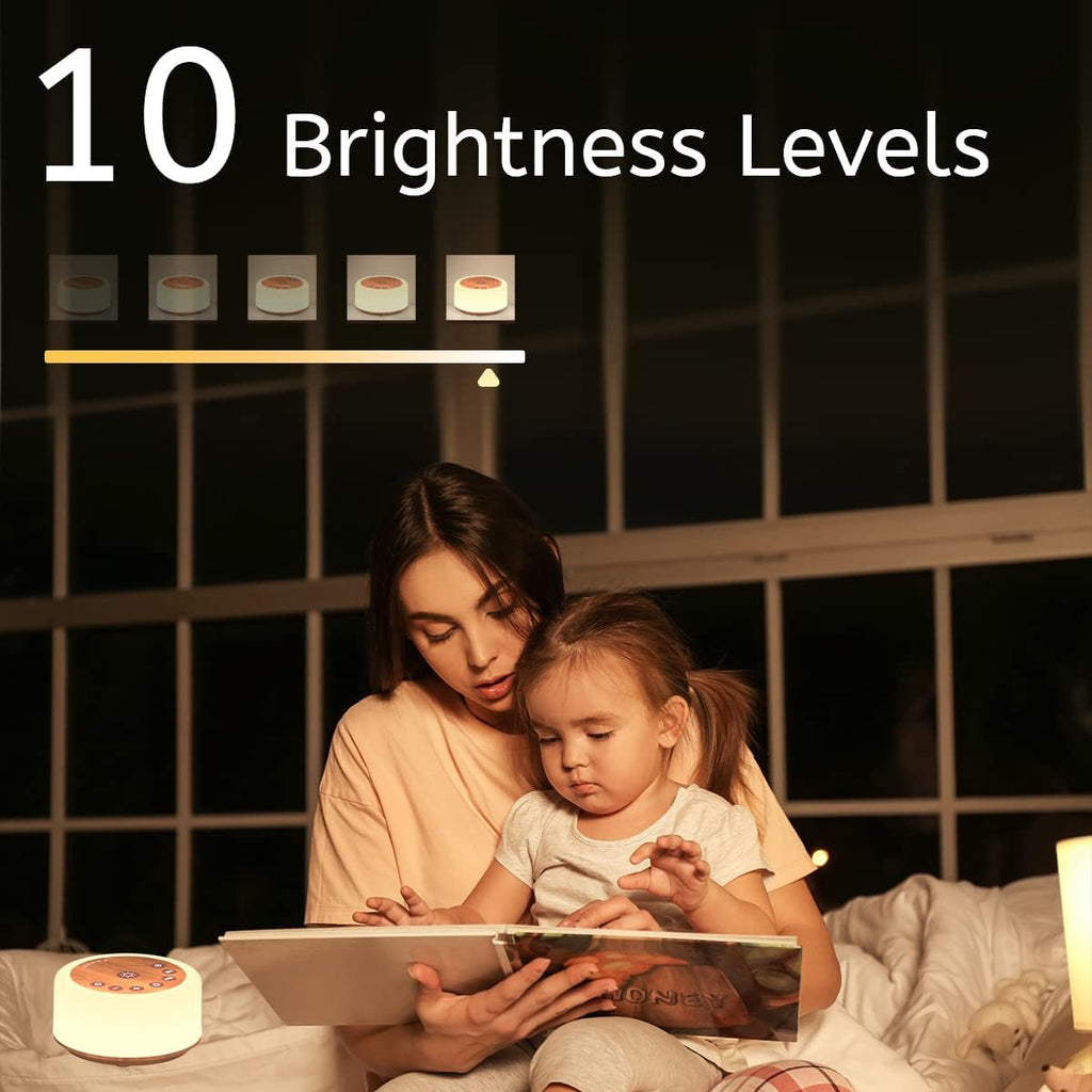 ColourNoise Soother Sleep Sound Machine Night Light White Noise Machine with 30 Soothing Sounds & 12 Color Night Lights for Baby Kids Adult…