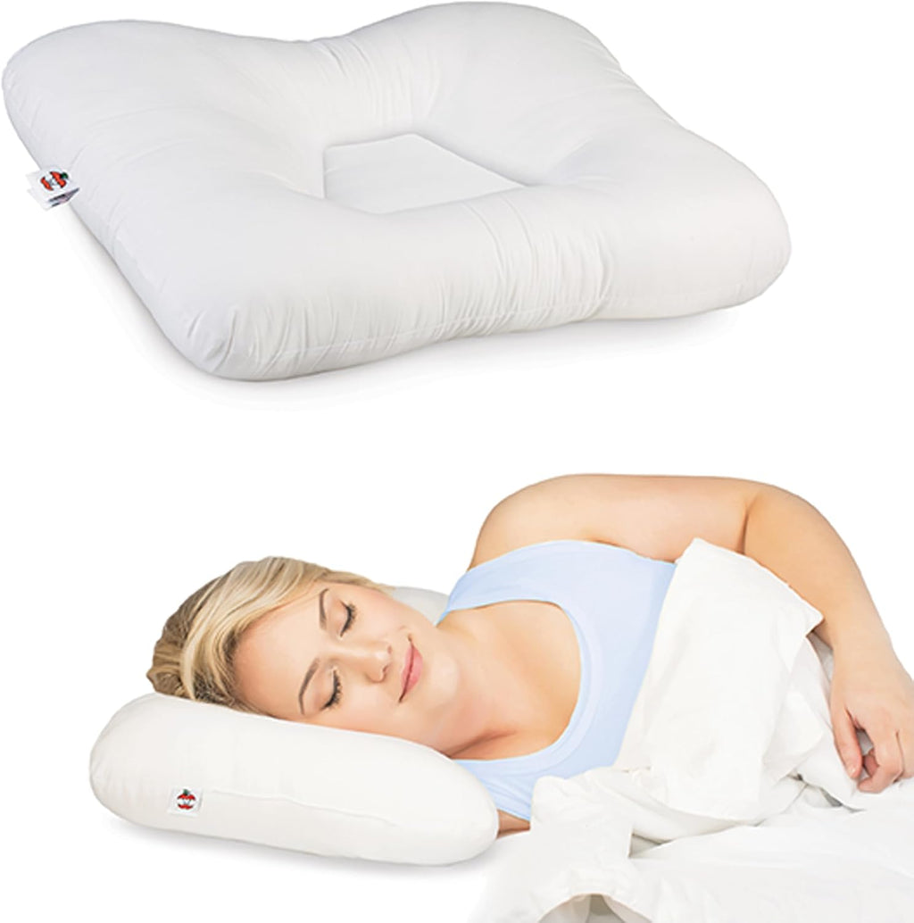 CoreProducts Core Products Tri-Core Cervical Support Pillow – Gentle (Medium Firmness) Orthopedic Neck Pillow for, Back and Side Sleepers…
