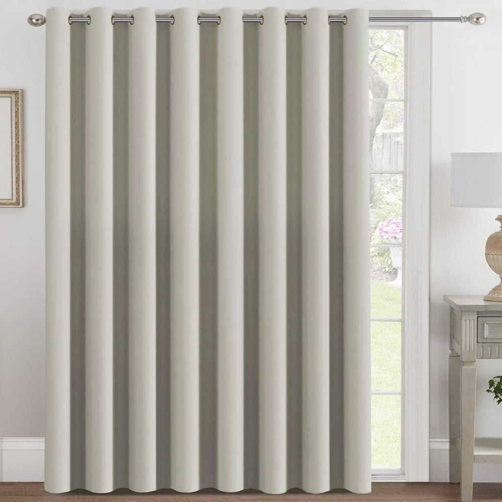 H.VERSAILTEX Blackout Patio Curtains 100 x 96 Inches for Sliding Door Extral Wide Blackout Curtain Panels Thermal Insulated Roo…