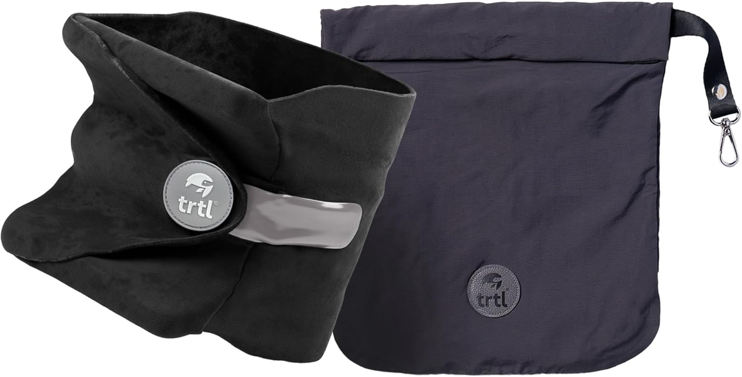 Trtl Pillow - designed for everyday use, Super Soft Neck Support Travel Pillow for Airplanes - Lightweight and Machine Washable…