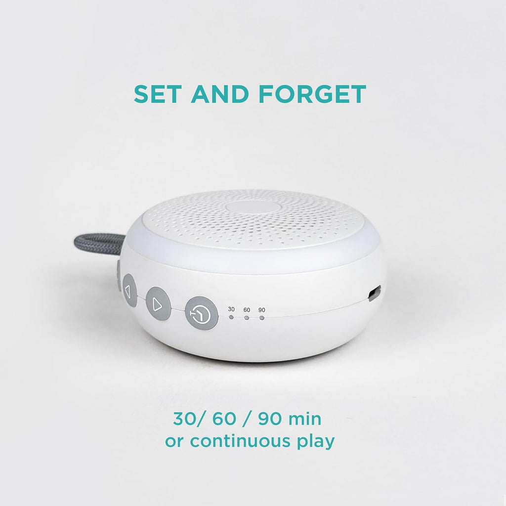 LittleHippo White Noise Machine | Portable Sound Machine for Babies, Kids, Adults | Sleep Soother | 19 Soothing Sounds | Long Battery…