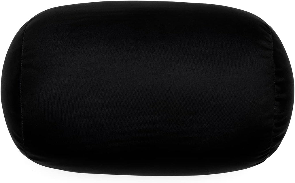 Squish Bean Bed Microbead Pillow Bolster Tube Body Pillow Smooth Cool Touch Fabric Neck & Back Support Throw Travel Pillow Fun Colors…