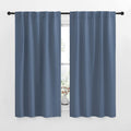 NICETOWN RV Curtains for Camper Windows - (Stone Blue Color) 34x54 Inch, 2 Panels Set, Thermal Insulated Room Darkening Blackout…