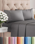 Queen Size 4 Piece Sheet Set - Comfy Breathable & Cooling Sheets - Hotel Luxury Bed Sheets for Women and Men - Deep Pockets, Easy-Fit…