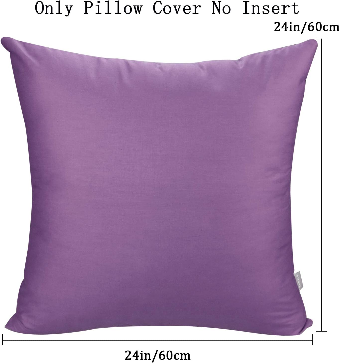 Thmyo 4-Pack 100% Cotton Comfortable Solid Decorative Throw Pillow Case, Thmyo Square Cushion Cover Pillowcase Sublimation Blank Pillow Cove…
