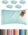 King Standard Pillow Cases Set of 10 - Ultra Soft Hotel Quality Pillowcase Covers - Comfy & Wrinkle Free - Shrink & Fade Resistant…