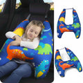 Eaonitu Travel Pillow Car Cushion for Kids 6 Years Old+ Shoulder Neck Back Support & Seat Belt Comfort, Road Trip Cozy Sleeping Gift for Yo…