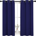 NICETOWN Blackout Draperies Curtains, All Season Thermal Insulated Solid Grommet Top Blackout Curtains/Drapes for Kid's Room (Royal Blue…