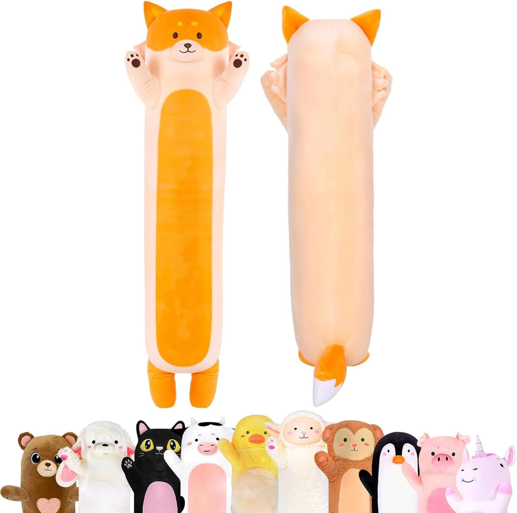 CuddlePaws Cuddle Paws Fox Plush Body Pillow for Kids | Long Stuffed Animal Cuddle Pillow | Soft, Cute Hugging Toy | Plushie Gift for Girls…