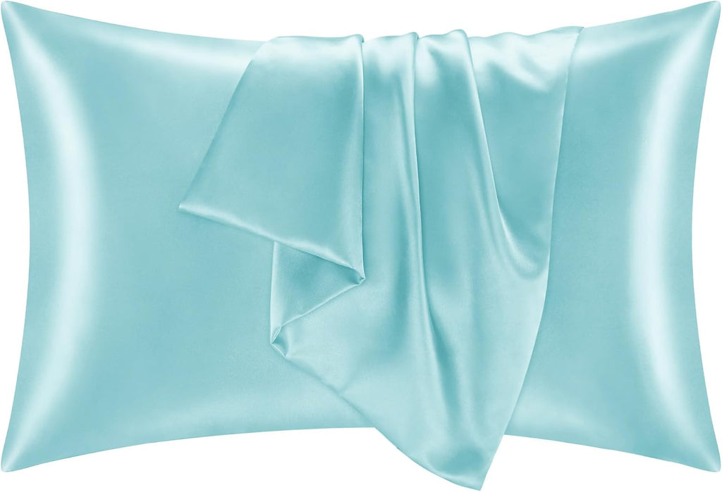 Bedelite Satin Pillowcase for Hair and Skin, Super Soft and Cooling Similar to Silk Pillow Cases 2 Pack with Envelope Closure, Gift for Wom…