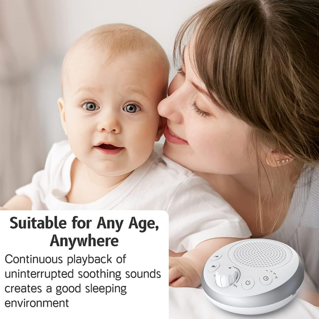iDealSleep Loud Pink Noise Machine Sleep Machine Nostop 30 Soothing Sounds for Baby Kids Adults Sleep Pinknoise Machine 36-Level Vol Auto-O…