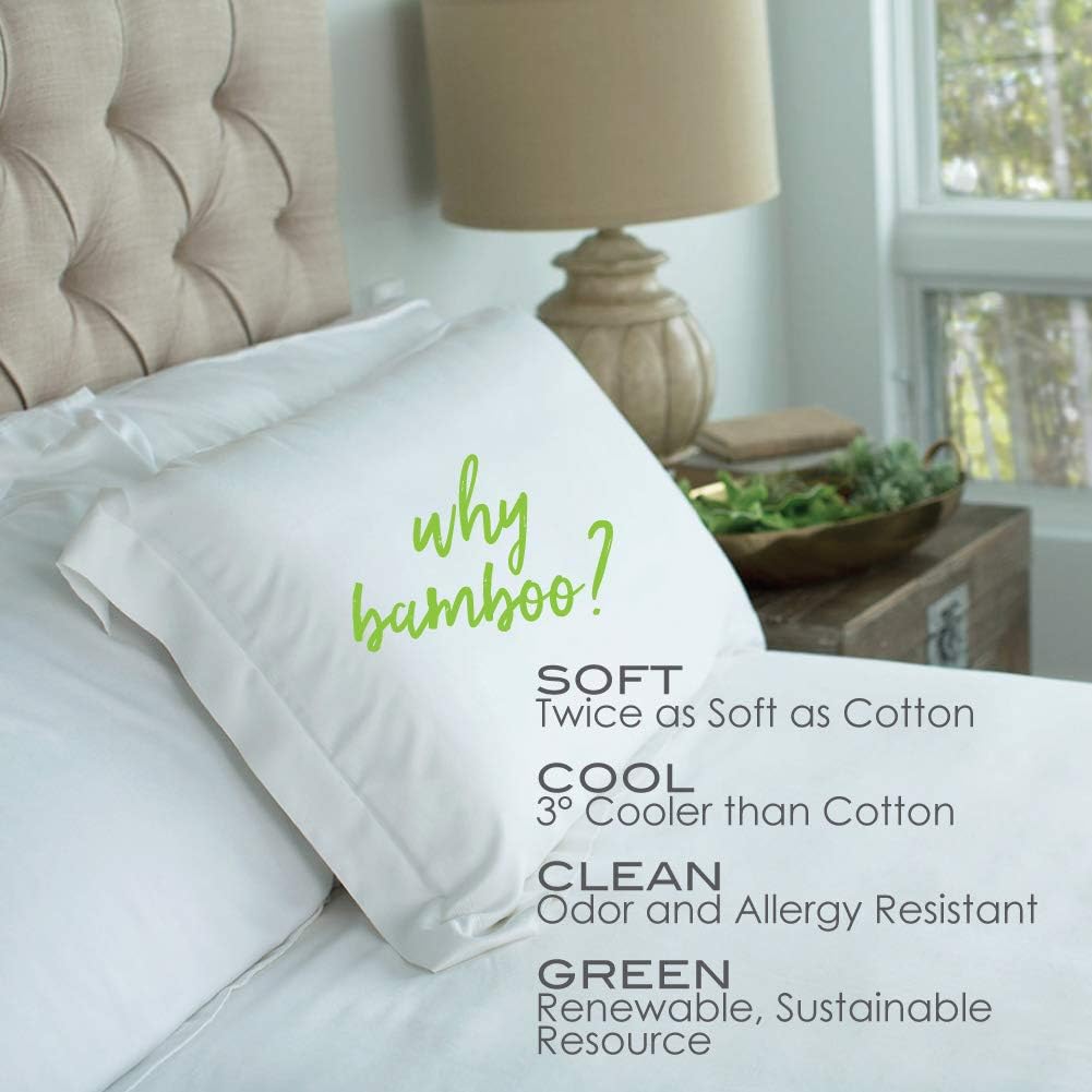 Cariloha Luxurious Cooling Airflow Pillow | King | White | 38" Lx20 W | Viscose Material | Naturally Breathable, Hypoallergenic, and Moistu…