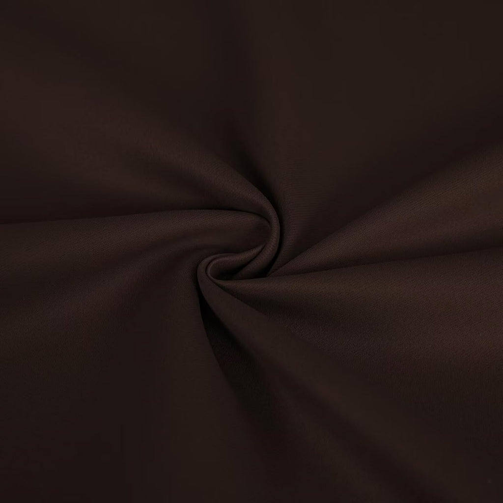 Igemaeve Blackout Sliding Door Curtains 96 Inch Length, Extra Wide Room Divider Curtains, Chocolate Grommet Energy Saving Thermal Insulated…