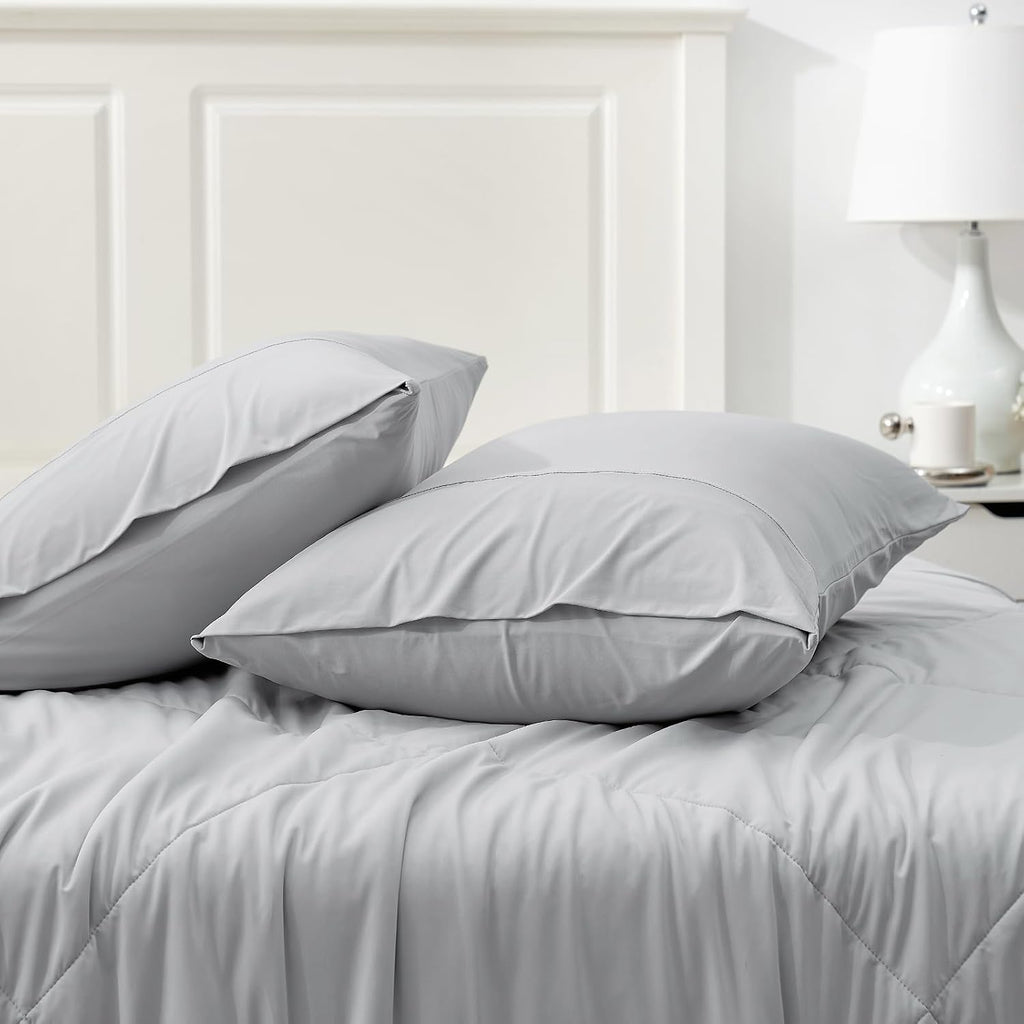 CozyBliss Cozy Bliss 2pcs Cooling Pillow Cases Set for Hot Sleepers & Night Sweats, Q-Max 0.5 Silky Wrinkle-Free Pillow Covers with Envelop…