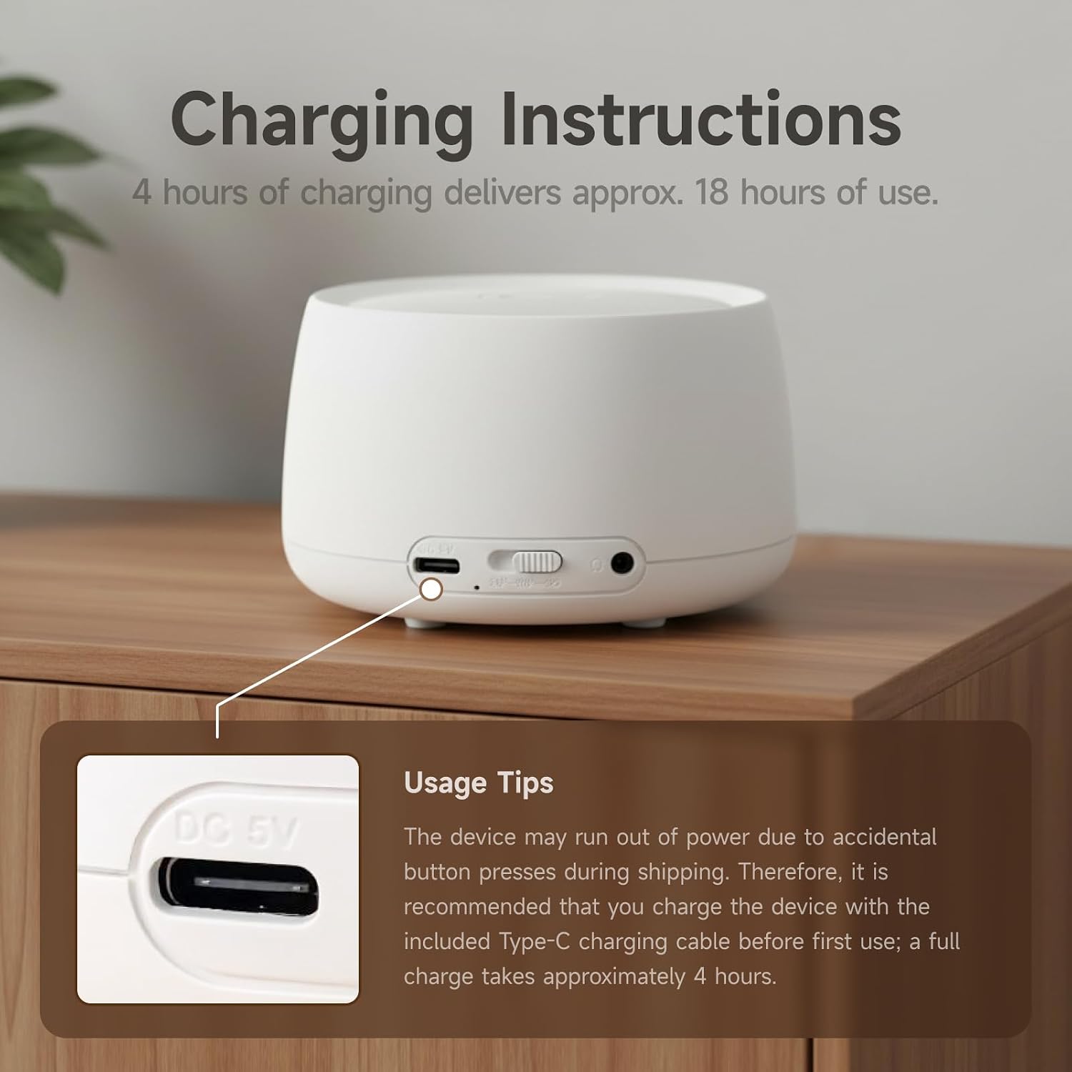 Chevining White Noise Machine, Sound Machine for Sleeping, for Adults Baby,18 Non-Looping Sounds, ZenNap App Included 500+ Hi-Fi Aud…