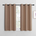 NICETOWN Room Darkening Curtain Panels for Cafe, Thermal Insulated Grommet Room Darkening Draperies/Drapes for Window (Cappuccino, 2…