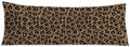 Leopard Print 20x54 Body Pillow Cover, Cheetah Print Room Decor, Trendy Wild Animal Print Aesthetic Decorative Long Body Pillow Cases for…