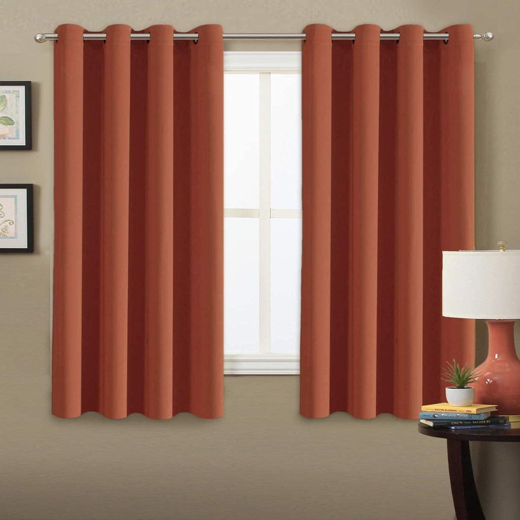 H.VERSAILTEX Blackout Curtain for Living Room Thermal Insulated Window Treatment Curtain 54 inch Length Energy Saving Solid Gro…