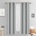Yakamok Light Blocking Window Blackout Curtains Thermal Insulated Room Darkening Drapes for Bedroom, Solid Grommet Top Window Panels…