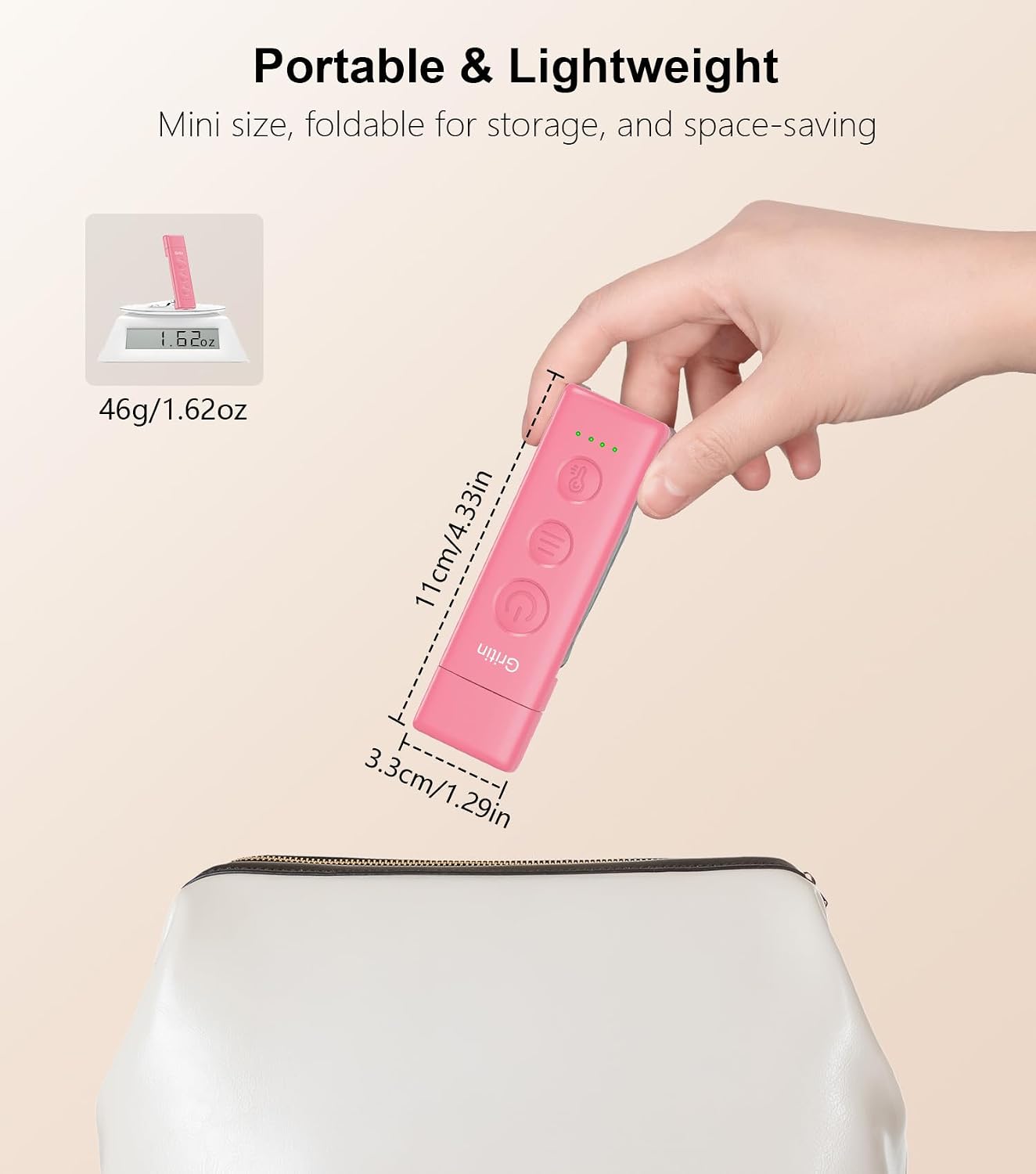 Gritin Book Light Rechargeable, Eye Caring 3-Color & 5-Brightness Clip on LED Reading Light for Books in Bed- Stepless Dimming, Long…