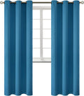 BGment Blackout Curtains - Grommet Thermal Insulated Room Darkening Bedroom and Living Room Curtains, Set of 2 Panels (42 x 84 Inch, Steel…