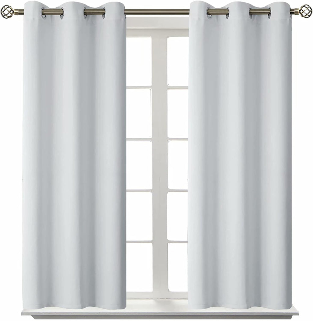 BGment Room Darkening Curtains 54 Inches Long - Grommet Thermal Insulated Drapes Window Treatment Curtains for Bedroom, 2 Panels, 38 x 54 I…