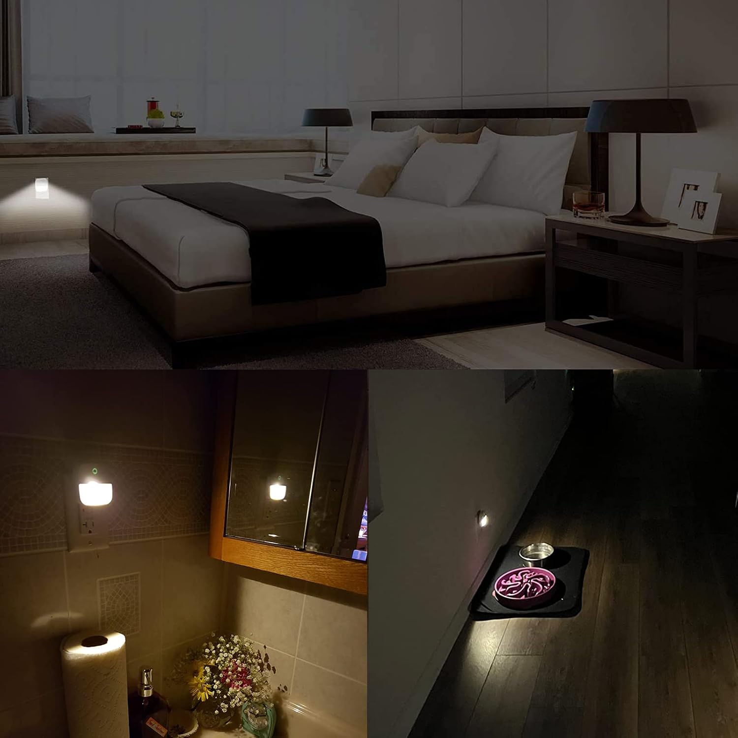 Night Light, LED Night Lights Plug into Wall, Dusk to Dawn Sensing Nightlights, No Glaring Plug in Night Light for Kids Navigating in…