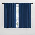 NICETOWN Window Treatment Blackout Curtains and Draperies - (Moroccan Blue Color) 42x40 inch, 2 Panels, Room Darkening Blackout Panel…