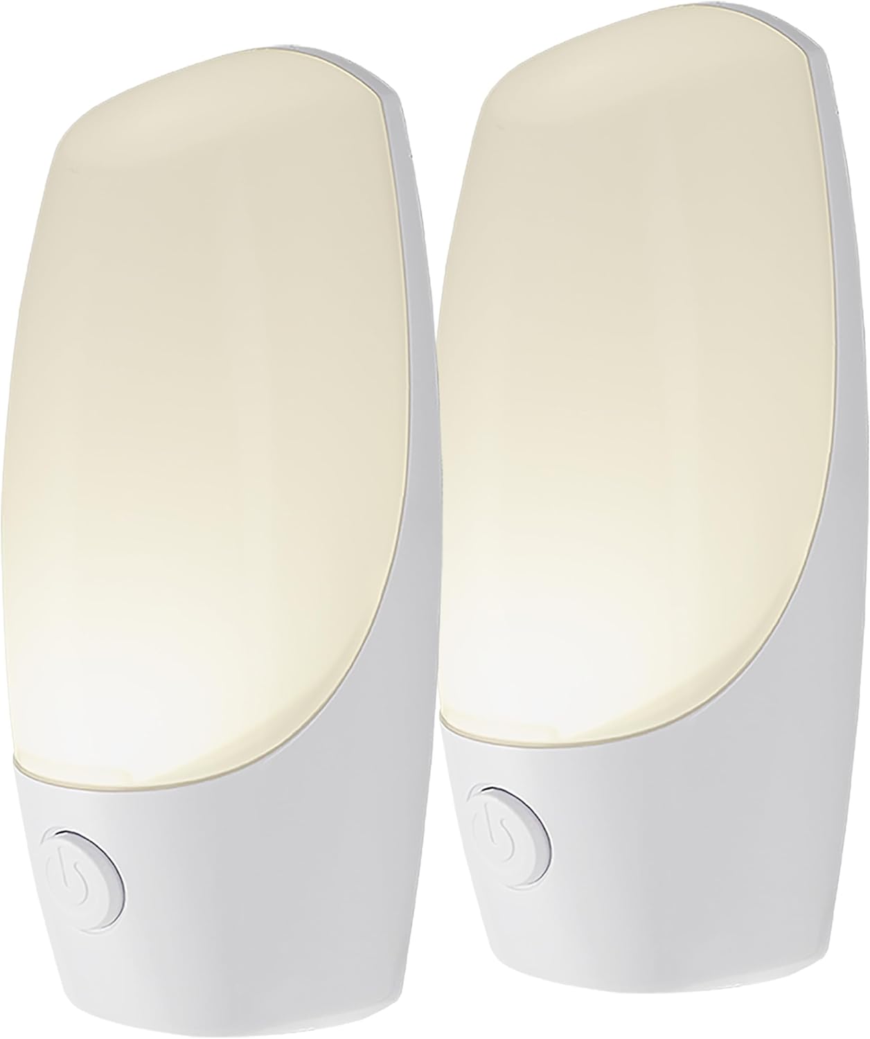 Energizer Manual On/Off LED Night Light Plug-in, Push Button, Compact, Contemporary, for Bedroom, Livingroom, Hallway, Bathroom, Nursery…