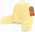 Sasttie Reading Pillow, Velvet Back Pillow for Bed Sitting Up, Adult Back-Rest Support Cushion with Arms for Sit Up on Couch, Sofa, and…